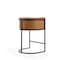 Manhattan Comfort Cosmopolitan Counter Stool in Camel and Black CS008-CL - alternate 5